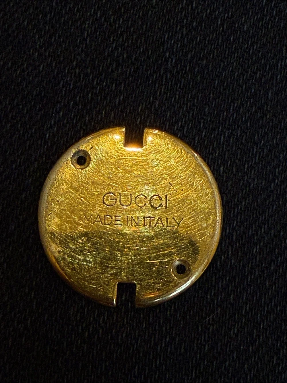 Gucci Made In Italy Bezel Watch with Black Gucci Bezel
